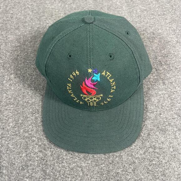 Vintage Atlanta 1996 Olympics Hat Cap Snap Back Mens OSFM Embroidered - Picture 2 of 11